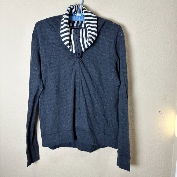 Lululemon Reversible In A Cinch Long Sleeve Funnel Neck Tee Top Size 10 - Picture 2 of 9